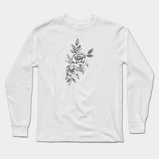 Dot work roses Long Sleeve T-Shirt